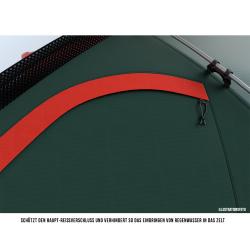 Husky Felen 3-4 červený expediční stan pro 3 osoby