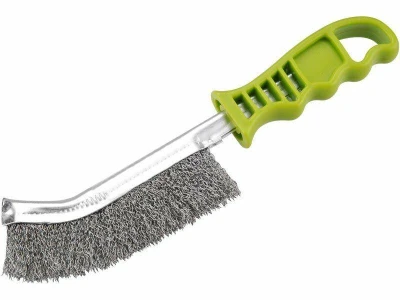EXTOL-CRAFT Kartáč nerezový, plastová rukojeť, 240mm, vlnitý drát S 0,3mm