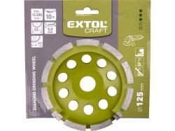 EXTOL CRAFT Kotouč diamantový brusný jednořadý, O 125x22,2mm