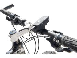 EXTOL LIGHT Světlo bílé na kolo 350lm, USB nabíjení, klakson, 5W LED