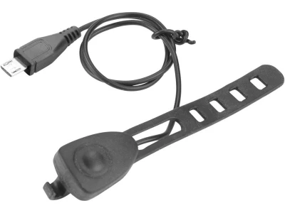EXTOL LIGHT Světlo bílé na kolo 350lm, USB nabíjení, klakson, 5W LED