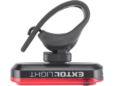 EXTOL LIGHT Světlo červené na kolo 30lm, USB nabíjení