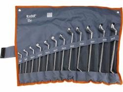 EXTOL-PREMIUM Klíče očkové, sada 12ks, 6-32mm, CrV