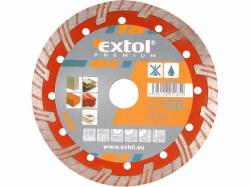 EXTOL-PREMIUM Kotouč diamantový řezný turbo plus, 180x22,2mm, suché i mokré řezání EXTOL-PREMIUM Kotouč diamantový řezný turbo plus, 180x22,2mm, suché i mokré řezání