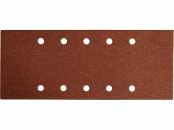 EXTOL-PREMIUM Papír brusný, bal. 10ks, 115x280mm, P40, 10 otvorů