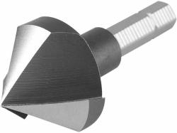 EXTOL-PREMIUM Záhlubník kuželový 90°, O 25mm, 3břitá hlava, 1/4" šestihran. uchycení, HSS