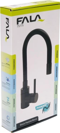 FALA Baterie dřezová BLACK FLEXIBLE černá