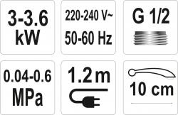 Fala Baterie dřezová s elektrickým ohřívačem vody (10cm)