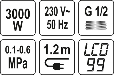 FALA Baterie nástěnná s ohřevem vody KATLA-2 3kW
