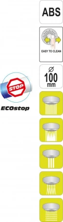 FALA Sprchová hlavice DIONE 5 funkcí + ECO STOP