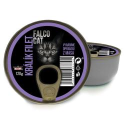 FALCO CAT králík filet, konzerva 120 g FALCO CAT králík filet, konzerva 120 g