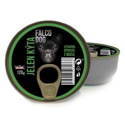 FALCO DOG jelení kýta, konzerva 120 g FALCO DOG jelení kýta, konzerva 120 g