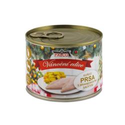FALCO Kuřecí prsa s bramborovým salátem Vánoční edice, konzerva 200 g FALCO Kuřecí prsa s bramborovým salátem Vánoční edice, konzerva 200 g