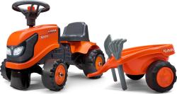 Falk 260C Baby Kubota ride-on traktor s přívěsem, hrábě lopata Falk 260C Baby Kubota ride-on traktor s přívěsem, hrábě lopata