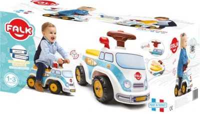 Falk Baby odstrkovadlo auto dodávka odrážedlo s klaksonem otevírací sedátko