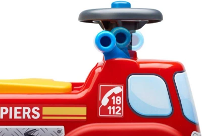 Falk Baby odrážadlo auto hasiči odrážadlo s klaksónom otváracie sedátko