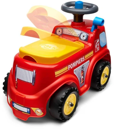 Falk Baby odrážadlo auto hasiči odrážadlo s klaksónom otváracie sedátko