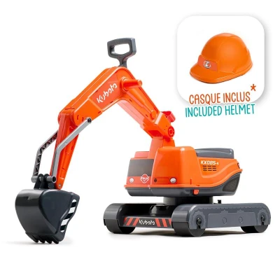 Falk Bager Kubota KX085-5 s otevíratelným sedadlem a přilbou Falk Bager Kubota KX085-5 s otevíratelným sedadlem a přilbou