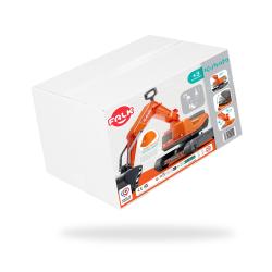 Falk Bager Kubota KX085-5 s otevíratelným sedadlem a přilbou