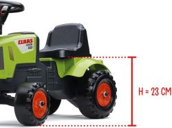 Falk Odrážadlo 1012B Baby Claas Axos s vlečkou