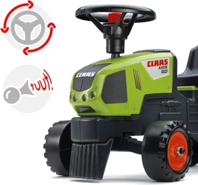 Falk Odrážedlo 1012B Baby Claas Axos s vlečkou (VÝPRODEJ)