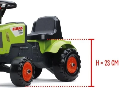 Falk Odrážedlo 1012B Baby Claas Axos s vlečkou (VÝPRODEJ)
