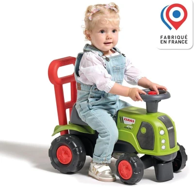 Falk Odrážedlo a chodítko 2v1 traktor Baby Claas 312S