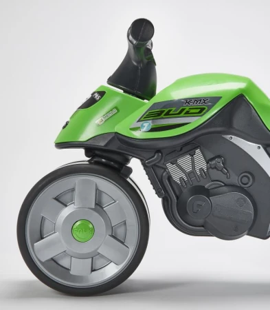 Falk odrážedlo Baby Moto Team Bud Racing zelené