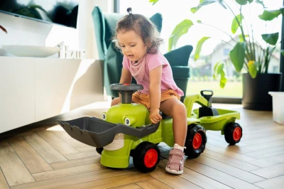 Falk odrážadlo/chodítko traktor s nakladačom, bagrom a vlečkou 912N Class