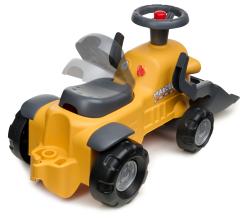 Falk Odrážadlo Marcel Construction s nakladačom, vlečkou a bagrom