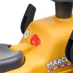 Falk Odrážadlo Marcel Construction s nakladačom, vlečkou a bagrom