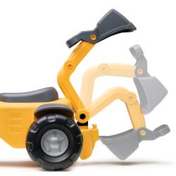 Falk Odrážadlo Marcel Construction s nakladačom, vlečkou a bagrom