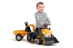 Falk Odrážadlo Marcel Construction s nakladačom, vlečkou a bagrom