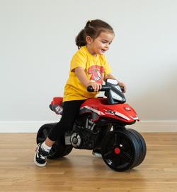 Falk Racing Team Ride-on Moto – Červená