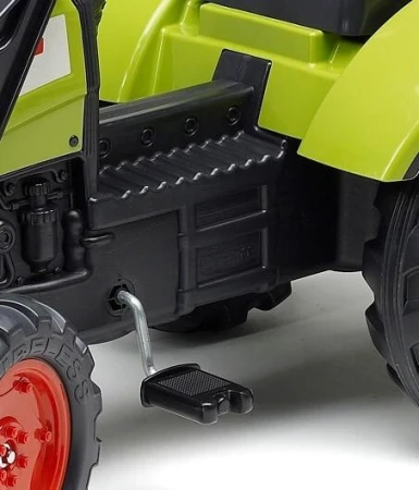 Falk Šlapací traktor 1040 Clas Arion 430 s nakladačem a vlečkou
