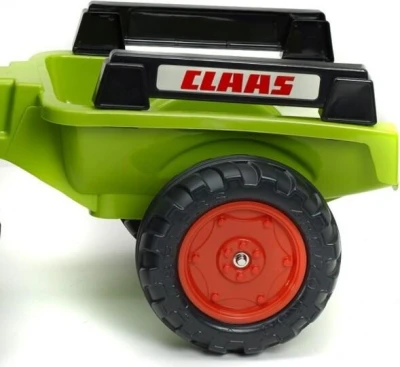 Falk Šlapací traktor 1040AB Claas Arion 430 s vlečkou