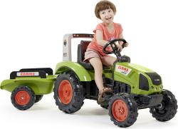 Falk Šliapací traktor 1040AB Claas Arion 430 s vlečkou