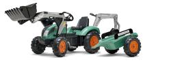 Falk Šliapací traktor 1054Y Farm Lander s nakladačom, bagrom a vlečkou Falk Šliapací traktor 1054Y Farm Lander s nakladačom, bagrom a vlečkou