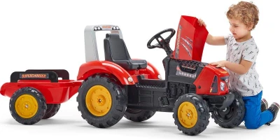 Falk Šlapací traktor 2020AB Supercharger červený