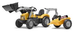 Falk Šlapací traktor 2025Y SuperBuilder s nakladačem, rýpadlem a vlečkou Falk Šlapací traktor 2025Y SuperBuilder s nakladačem, rýpadlem a vlečkou