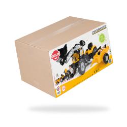 Falk Šliapací traktor 2035M SuperBuilder s nakladačom a vlečkou