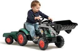 Falk Šlapací traktor 2054ML Farm Lander - Vintage s nakladačem a vlečkou