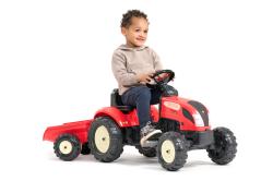 Falk Šlapací traktor 2158L Kiddy Farm s vlečkou