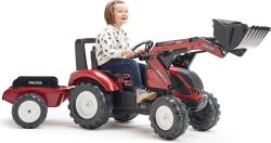 Falk Šlapací traktor 4000 VALTRA S4 s předním nakladačem a vlečkou