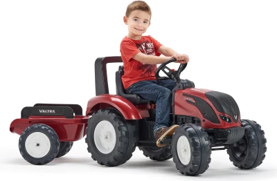 Falk Šlapací traktor 4000AB VALTRA S4 s vlečkou