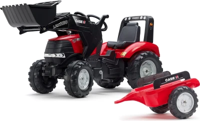 Falk Šlapací traktor 996AM Case IH Puma 240CVX s nakladačem a vlečkou Falk Šlapací traktor 996AM Case IH Puma 240CVX s nakladačem a vlečkou