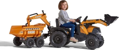 Falk Šlapací traktor 997W Case CE 580 Super N oranžový