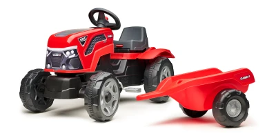 Falk Šlapací traktor Case IH s vlečkou