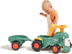 Falk traktor baby Maurice zelený vintage s prívesom