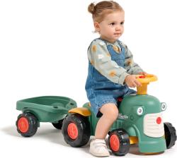 Falk traktor baby Maurice zelený vintage s prívesom